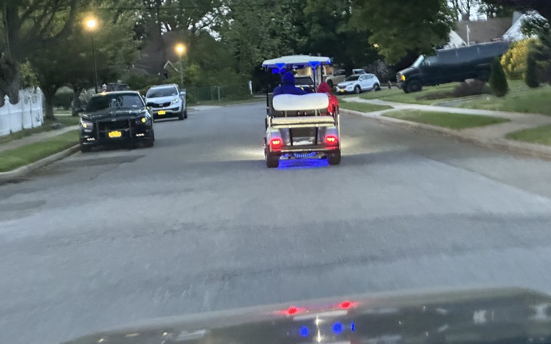 Golf Carts Don’t Belong On The Road!