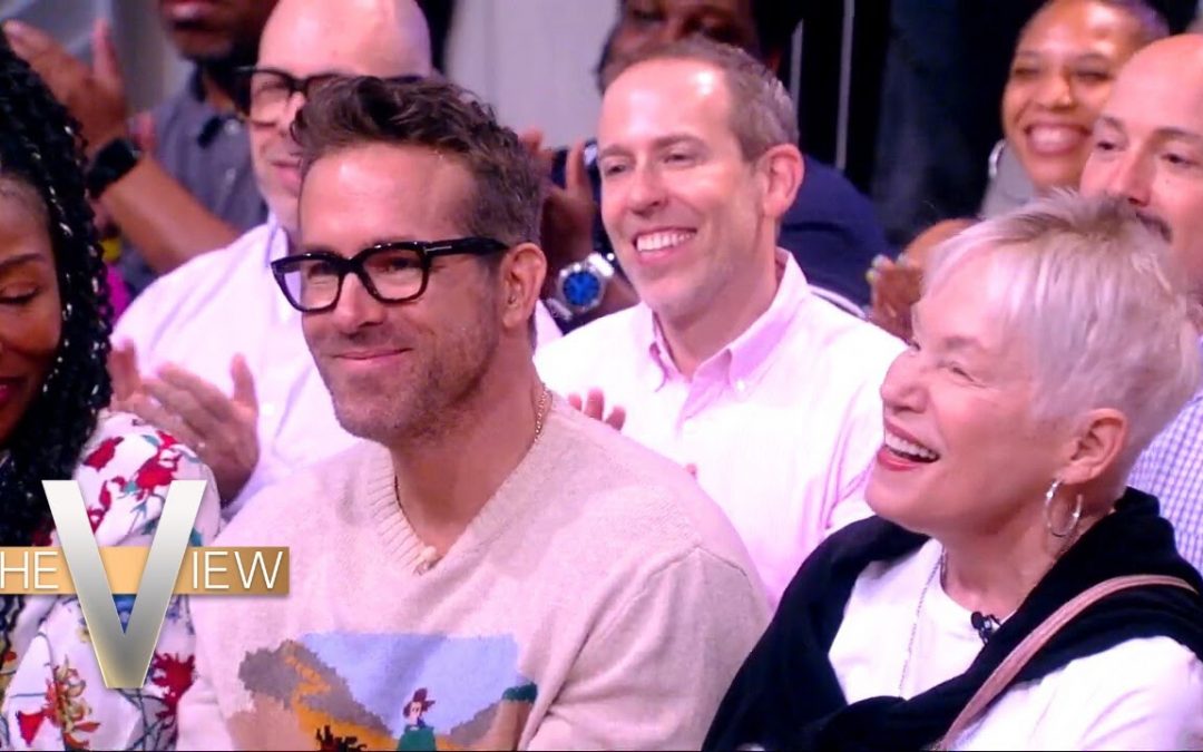 Ryan Reynolds on The View – in the audience?